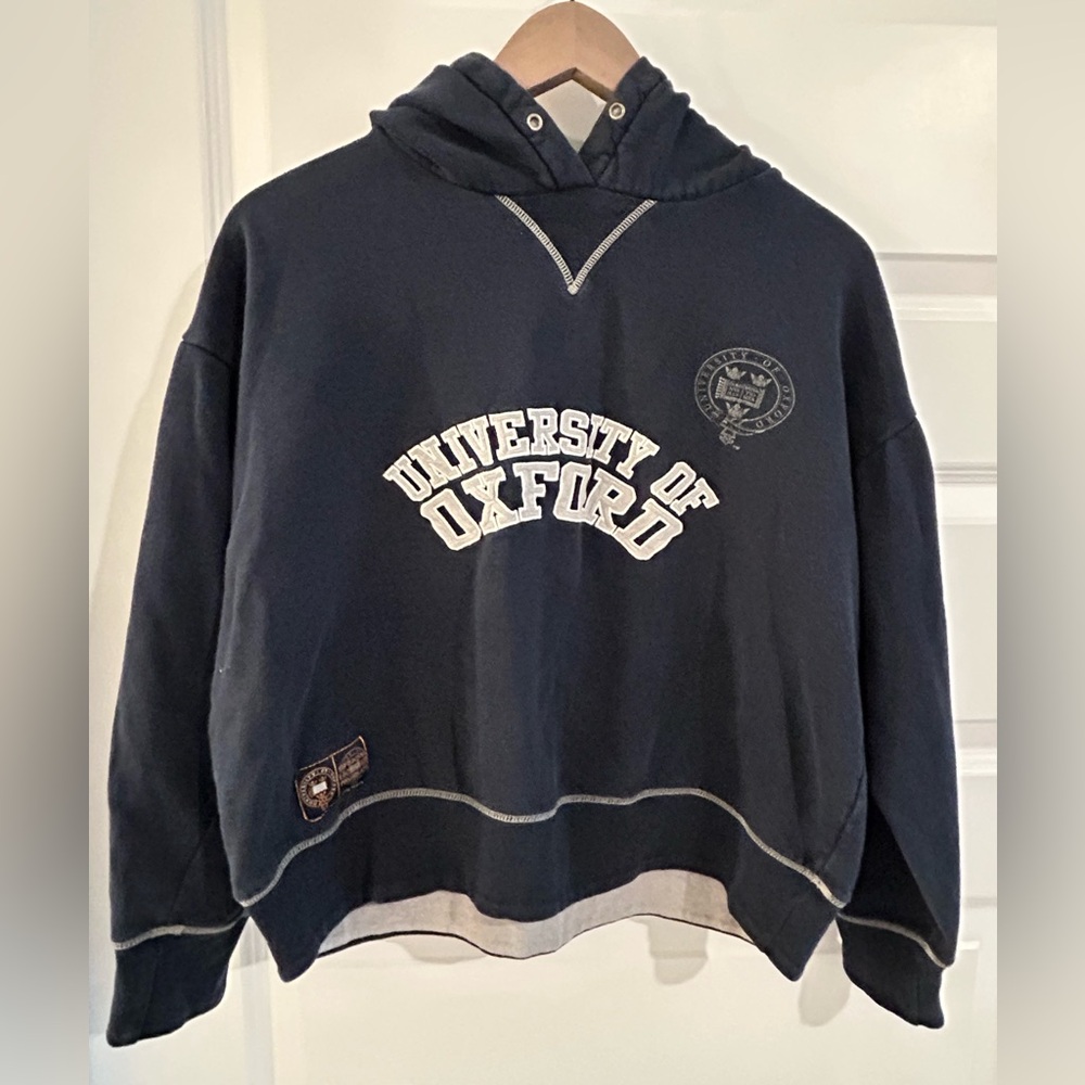 University of Oxford Hoodie Navy Blue Size M
